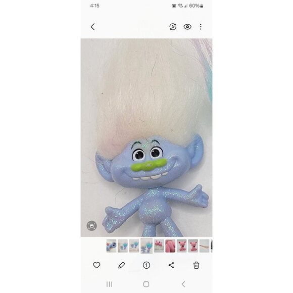 Trolls 2015 Dolls Figure Lot of‎ 2 DreamWorks Figurines - Picture 5 of 6